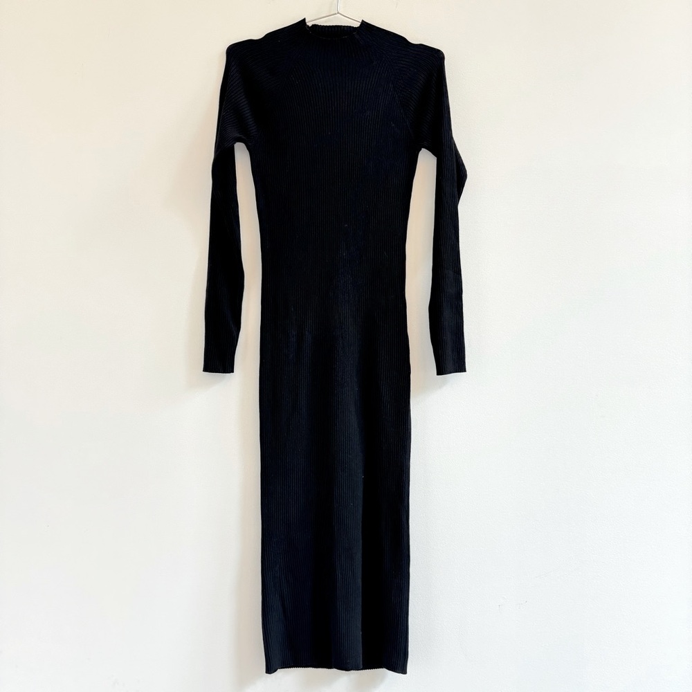 Wilfred Black Long Sleeve Dress